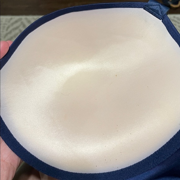 Victoria's Secret Very Sexy Push-Up Rhinestone Straps Midnight Blue Bra 36F (3D) - Picture 10 of 10